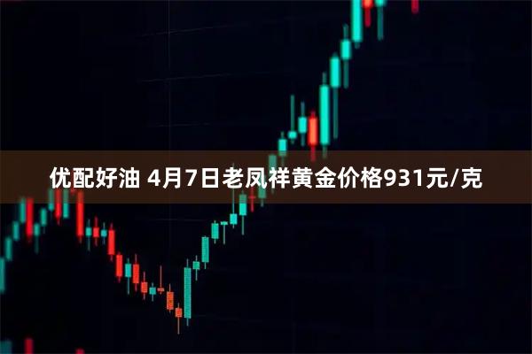 优配好油 4月7日老凤祥黄金价格931元/克